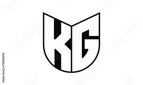 KG initial letter bat icon gaming logo design vector template. batman logo, sports logo, monogram, polygon, war game, symbol, playing logo, abstract, fighting, typography, icon, minimal, wings, battle