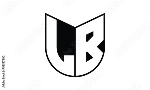 LB initial letter bat icon gaming logo design vector template. batman logo, sports logo, monogram, polygon, war game, symbol, playing logo, abstract, fighting, typography, icon, minimal, wings, battle