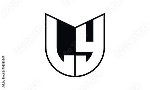 LY initial letter bat icon gaming logo design vector template. batman logo, sports logo, monogram, polygon, war game, symbol, playing logo, abstract, fighting, typography, icon, minimal, wings, battle
