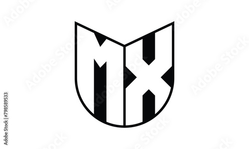 MX initial letter bat icon gaming logo design vector template. batman logo, sports logo, monogram, polygon, war game, symbol, playing logo, abstract, fighting, typography, icon, minimal, wings, battle