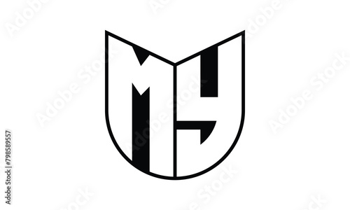 MY initial letter bat icon gaming logo design vector template. batman logo, sports logo, monogram, polygon, war game, symbol, playing logo, abstract, fighting, typography, icon, minimal, wings, battle