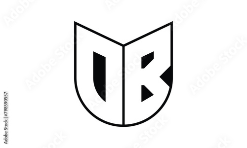 OB initial letter bat icon gaming logo design vector template. batman logo, sports logo, monogram, polygon, war game, symbol, playing logo, abstract, fighting, typography, icon, minimal, wings, battle