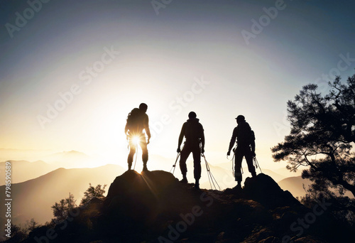 'teamwork assistance mutual thanks mountain top climbed who climbers Silhouette climber altruism mountaineer many team help hand crowd alpinist rescue man success emotion effort friendship friends'