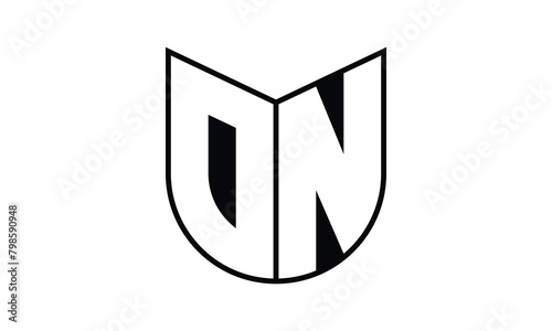 ON initial letter bat icon gaming logo design vector template. batman logo, sports logo, monogram, polygon, war game, symbol, playing logo, abstract, fighting, typography, icon, minimal, wings, battle