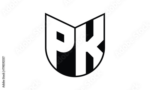 PK initial letter bat icon gaming logo design vector template. batman logo, sports logo, monogram, polygon, war game, symbol, playing logo, abstract, fighting, typography, icon, minimal, wings, battle