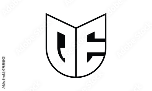 QE initial letter bat icon gaming logo design vector template. batman logo, sports logo, monogram, polygon, war game, symbol, playing logo, abstract, fighting, typography, icon, minimal, wings, battle