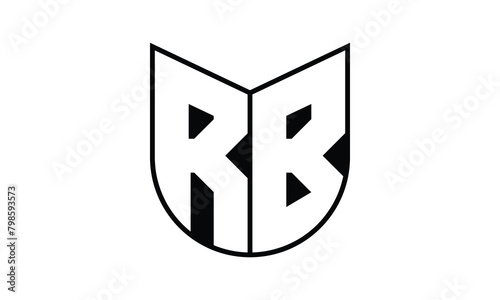 RB initial letter bat icon gaming logo design vector template. batman logo, sports logo, monogram, polygon, war game, symbol, playing logo, abstract, fighting, typography, icon, minimal, wings, battle