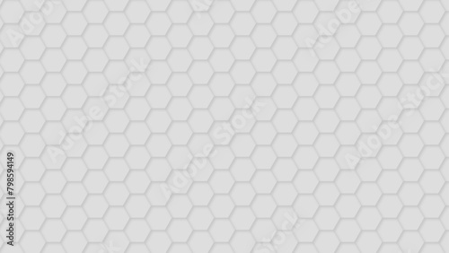 seamless pattern with hexagons. abstract hexagon shapes. white hexagon geometric texture.