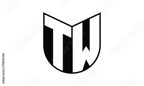 TW initial letter bat icon gaming logo design vector template. batman logo, sports logo, monogram, polygon, war game, symbol, playing logo, abstract, fighting, typography, icon, minimal, wings, battle