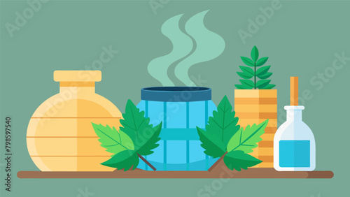 The refreshing and uplifting properties of peppermint and fir essential oils were intensified as they were diffused in the sauna clearing the airways.