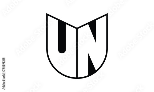 UN initial letter bat icon gaming logo design vector template. batman logo, sports logo, monogram, polygon, war game, symbol, playing logo, abstract, fighting, typography, icon, minimal, wings, battle