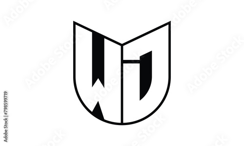 WD initial letter bat icon gaming logo design vector template. batman logo, sports logo, monogram, polygon, war game, symbol, playing logo, abstract, fighting, typography, icon, minimal, wings, battle