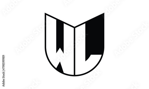 WL initial letter bat icon gaming logo design vector template. batman logo, sports logo, monogram, polygon, war game, symbol, playing logo, abstract, fighting, typography, icon, minimal, wings, battle