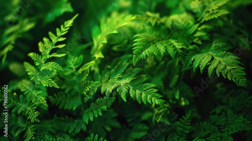 Fern s green foliage