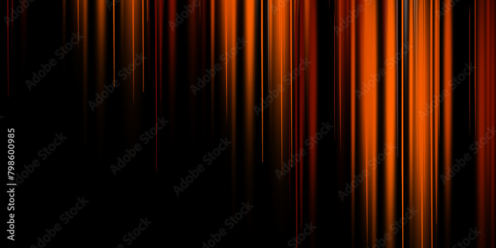 Black and orange modern abstract background with yellow glowing movement and high-speed light effect Black and orange modern abstract background with yellow glowing movement and high-speed light effect