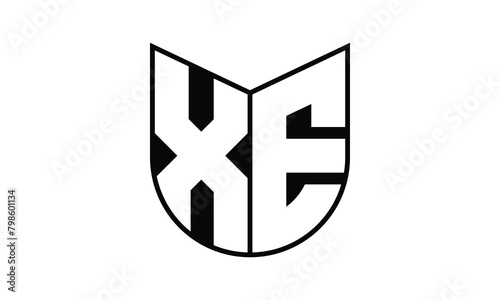 XE initial letter bat icon gaming logo design vector template. batman logo, sports logo, monogram, polygon, war game, symbol, playing logo, abstract, fighting, typography, icon, minimal, wings, battle