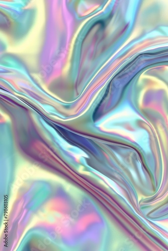 The image features soft wavy patterns and abstract expression in beautiful pastel hues  providing a soothing effect