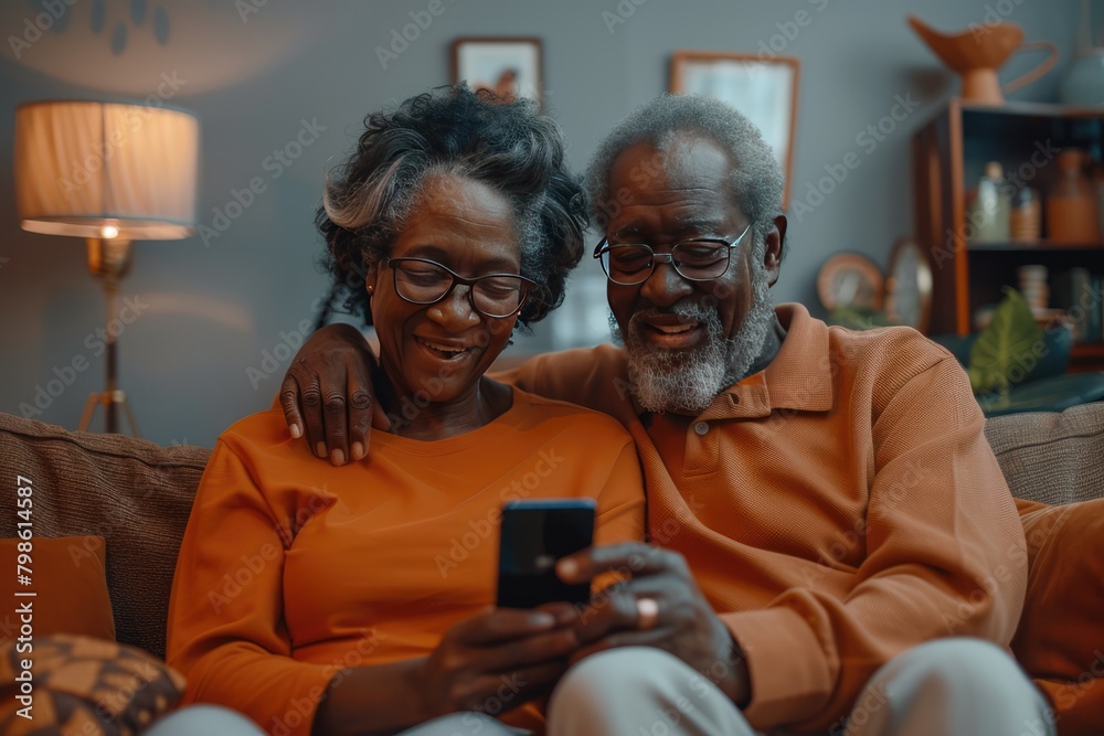 Elderly Couple Learning Modern Tech. Elderly Couple Learning Modern Tech.