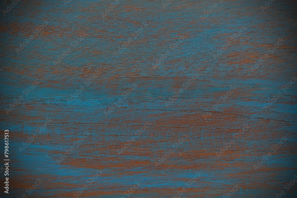Obraz premium Blue paint wood plank texture 
