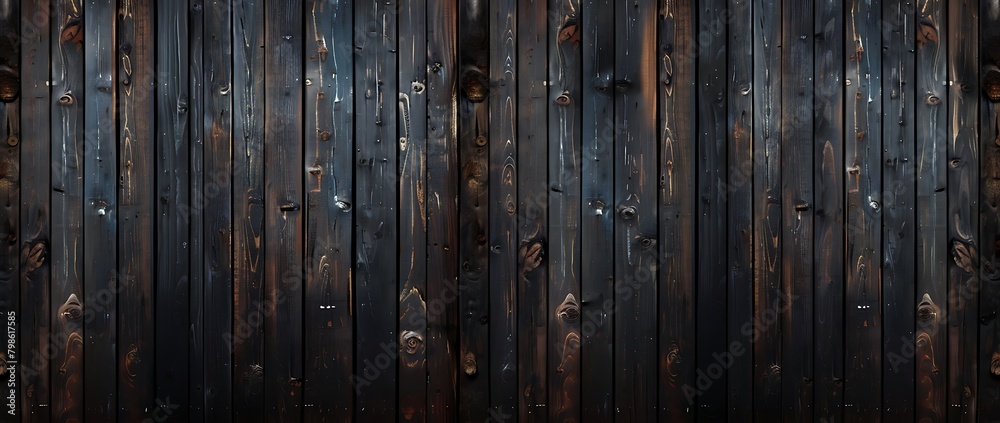 Dark brown wooden wall background, horizontal texture. Wooden planks. Background for design and decoration Dark brown wooden wall background, horizontal texture. Wooden planks. Background for design and decoration