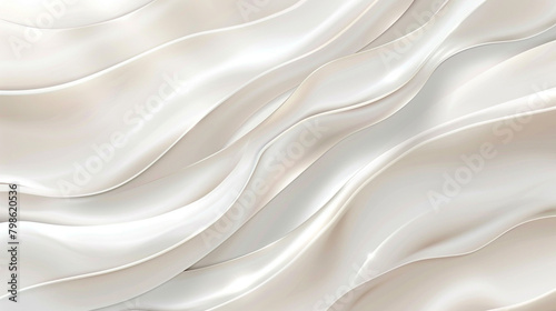 High-Resolution Elegant Pearlescent White Minimal Wave Vector Design.