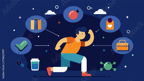 A regular exercise routine during the day promoting physical fatigue and better sleep at night..
