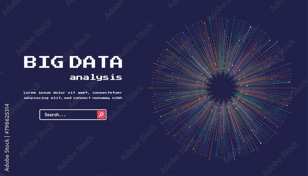 Slika na platnu Technology background