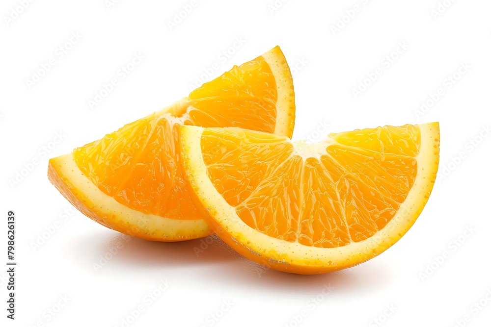 Orange fruit isolated on a white background. Orange fruit isolated on a white background.