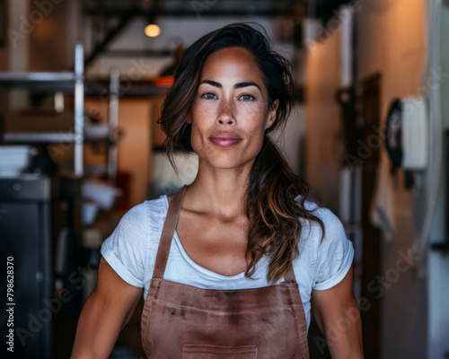 Young businesswoman portrait at her small business shop.