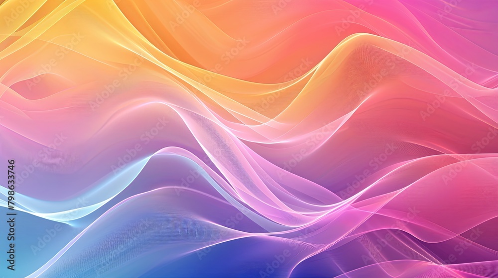 fondo abstracto de ondas de colores 