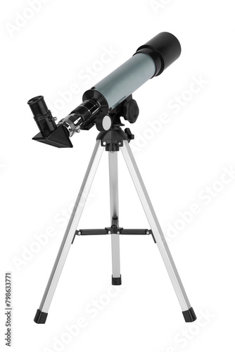 Modern telescope isolated