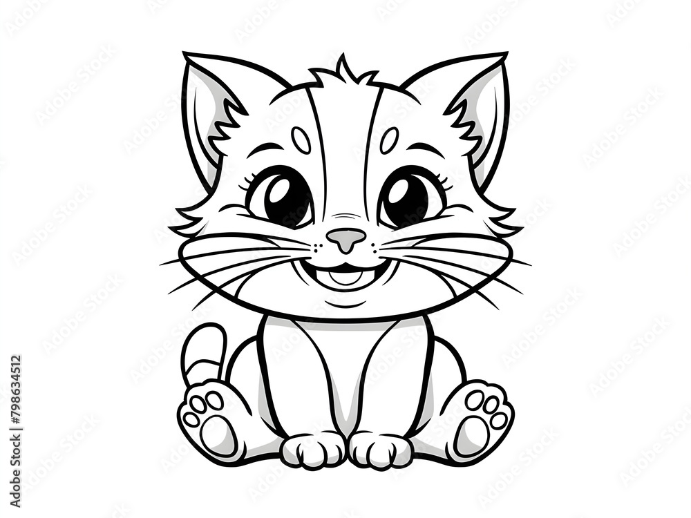 illustration of a kitten 