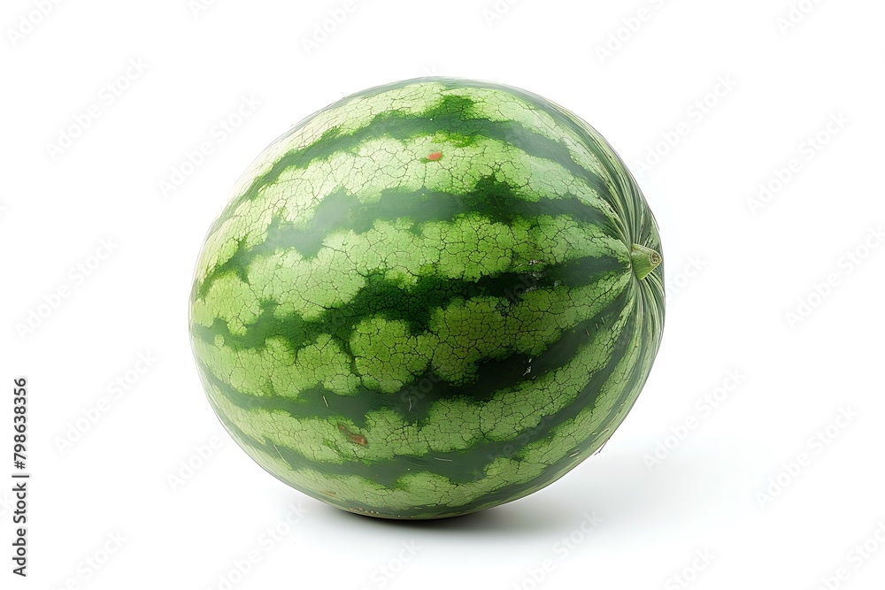 Watermelon fruit isolated on a white background. Watermelon fruit isolated on a white background.