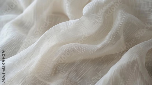 Thin, creative lines and a soft, white shirt material suitable for use in textile factories, especially for men. photo