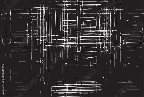 Vector pattern with brush strokes.