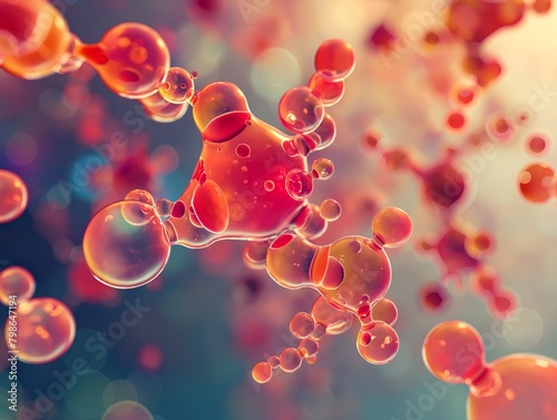 cholesterol molecules, cholesterol structure, biotechnology photo