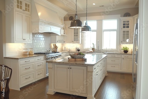 White and Brown Color Scheme in Kitchen Decor: Cozy Montage Spaces