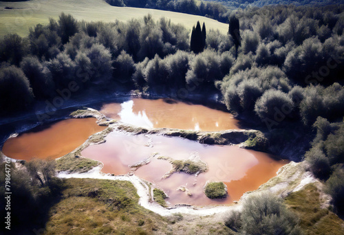  Filippo Siena geothermal Bagni San Tuscany creek Aerial Italy view Background Pattern Abstract Water Nature Leaf Forest Beauty Italy Fall Shapes Stone Beautiful Natural Drone Transparent Perspective 