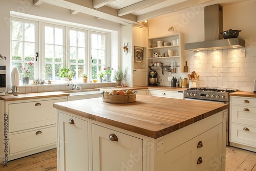 Bright and Airy Kitchen Inspiration: Wooden Elegance © Michael