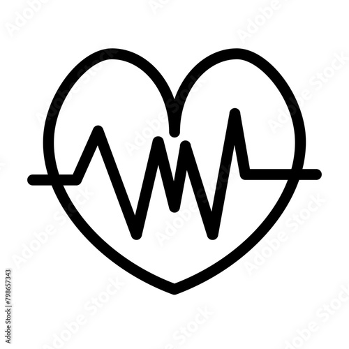 heart health line style photo