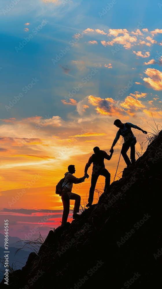 Fototapeta premium Symbol picture for teamwork