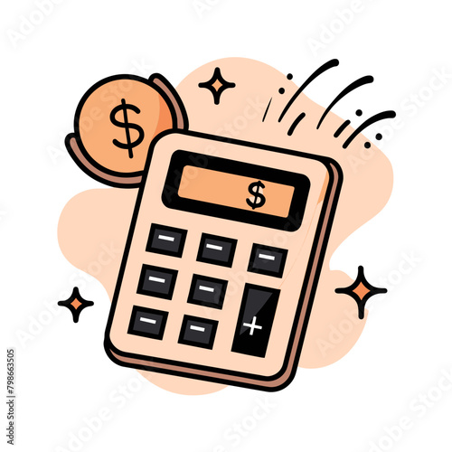 Calculator with Dollar Sign Display