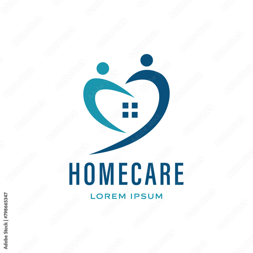 Home Care Logo Design Template Vector Illustration Home Care Logo Design Template Vector Illustration