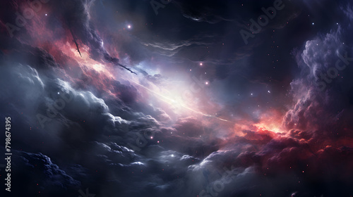 Fictional Space - Cloud Bloom Nebula © Ashley