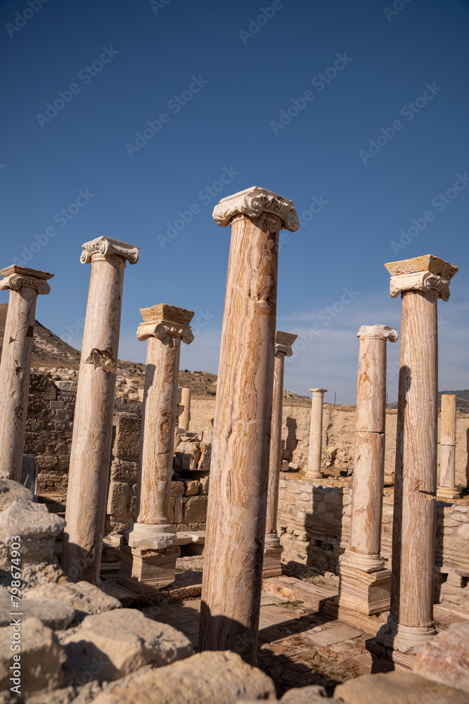 Historical columns, Historical columns from ancient Rome, Antique columns, Historical village from ancient Rome, historical city , ancient city ,