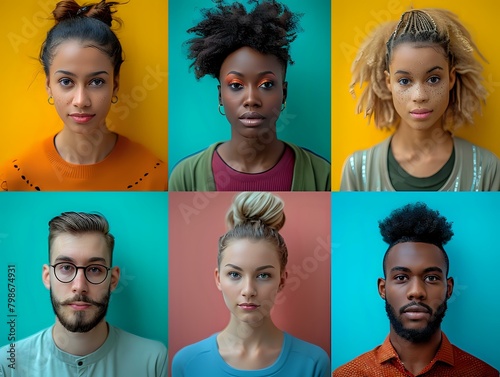 Professional Unity and Equality in Symmetrical Portraiture