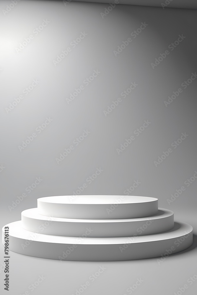 White Vertical Podium Background, Mobile Friendly Podium Background, Minimalist Room With Podium, Empty Studio Room With Product Space White Vertical Podium Background, Mobile Friendly Podium Background, Minimalist Room With Podium, Empty Studio Room With Product Space