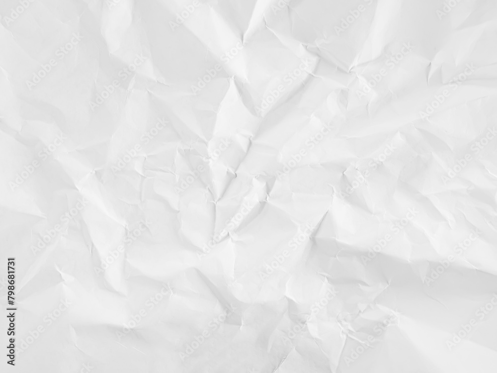 Obraz premium Paper White Crumpled Background Old Vintage Letter Grey Wrinkle Sheet Dirty Crease Page Design Letter Torn Parchment Craft Grunge Kraft Pattern Rough Canvas Brown Page Aged Texture Mockup Cardboard.