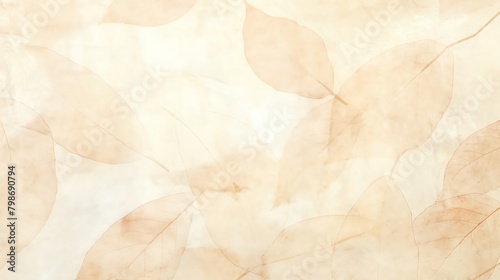 Subtle sandstone border, soft beige and cream shades blending smoothly, captured in serene detail, isolated on white background, watercolor