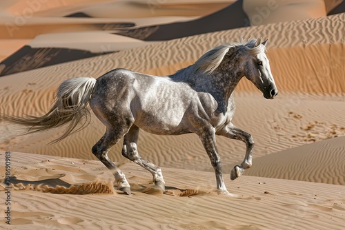 Silver Stallion Success  Desert Gallop of Nature s Spectacle